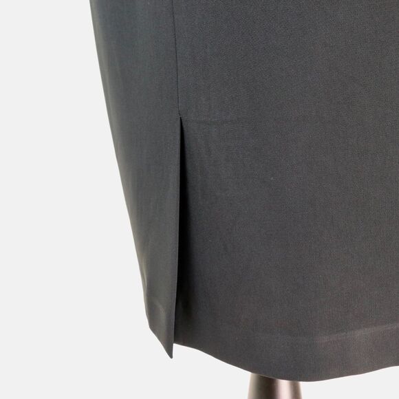 Louben Size 14 Sleeveless Tailored Sheath Dress Black Career Suit - Picture 9 of 11